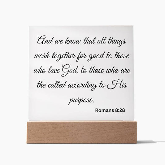 Bible Verse LED Light • Custom LED Night Light • Favorite Bible Verse • Home Fall Decor • New Home Gift • Christmas Gift Christian