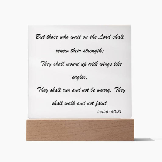 Bible Verse LED Light • Custom LED Night Light • Favorite Bible Verse • Home Fall Decor • New Home Gift • Christmas Gift Christian