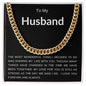 To My Husband | Cuban Link Chain