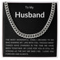 To My Husband | Cuban Link Chain