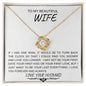 TO MY BEAUTIFUL WIFE | LOVE KNOT NECKLACE