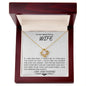 TO MY BEAUTIFUL WIFE | LOVE KNOT NECKLACE