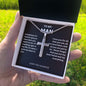 TO MY MAN | I LOVE YOU | CROSS NECKLACE