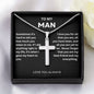 TO MY MAN | I LOVE YOU | CROSS NECKLACE