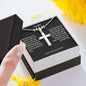 TO MY MAN | I LOVE YOU | CROSS NECKLACE