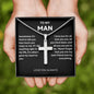 TO MY MAN | I LOVE YOU | CROSS NECKLACE