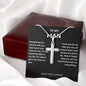 TO MY MAN | I LOVE YOU | CROSS NECKLACE