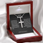 TO MY MAN | I LOVE YOU | CROSS NECKLACE