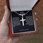 TO MY MAN | I LOVE YOU | CROSS NECKLACE