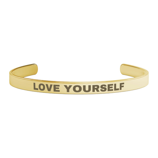 LOVE YOURSELF| CUFF BRACELET