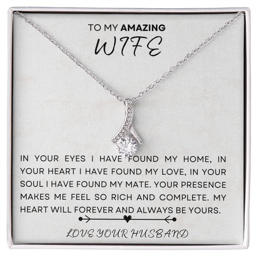 TO MY AMAZING WIFE | ALLURING BEAUTY NECKLACE