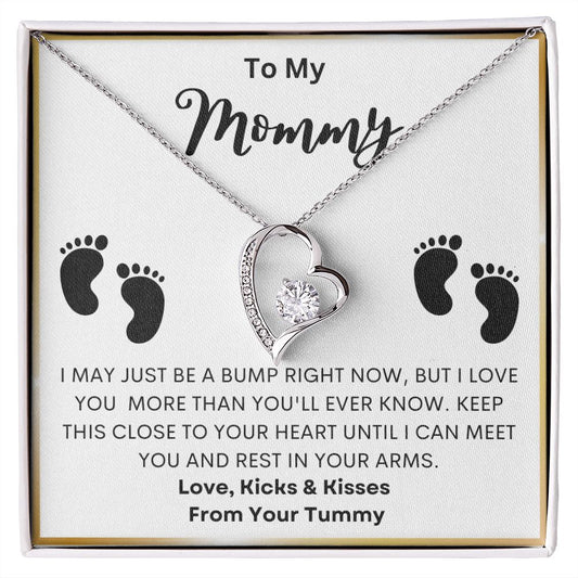 TO MY MOMMY | FROM YOUR TUMMY | FOREVER LOVE NECKLACE
